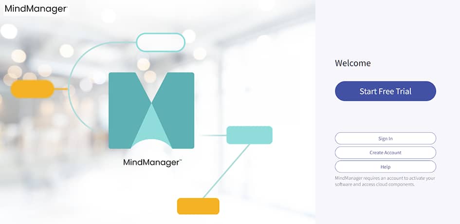 Sign in to MindManager to get started