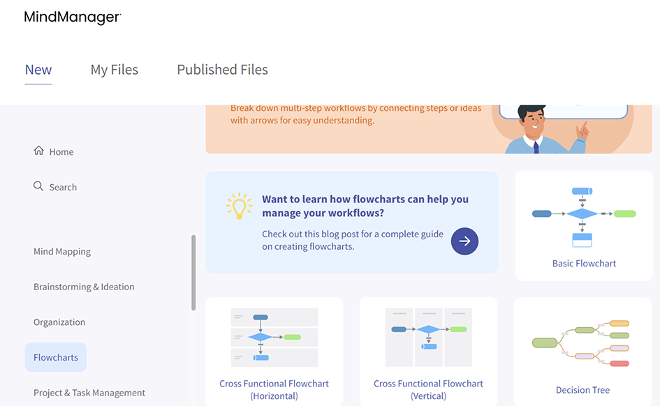 Explore dozens of templates and choose one that fits your needs