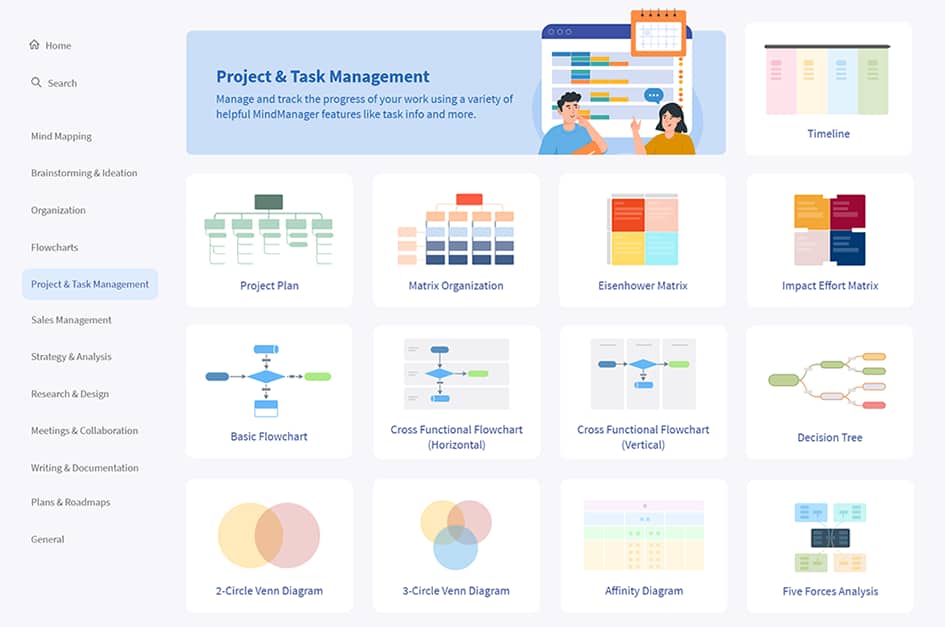 Customizable templates