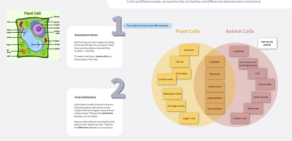 Customize your Venn diagram 