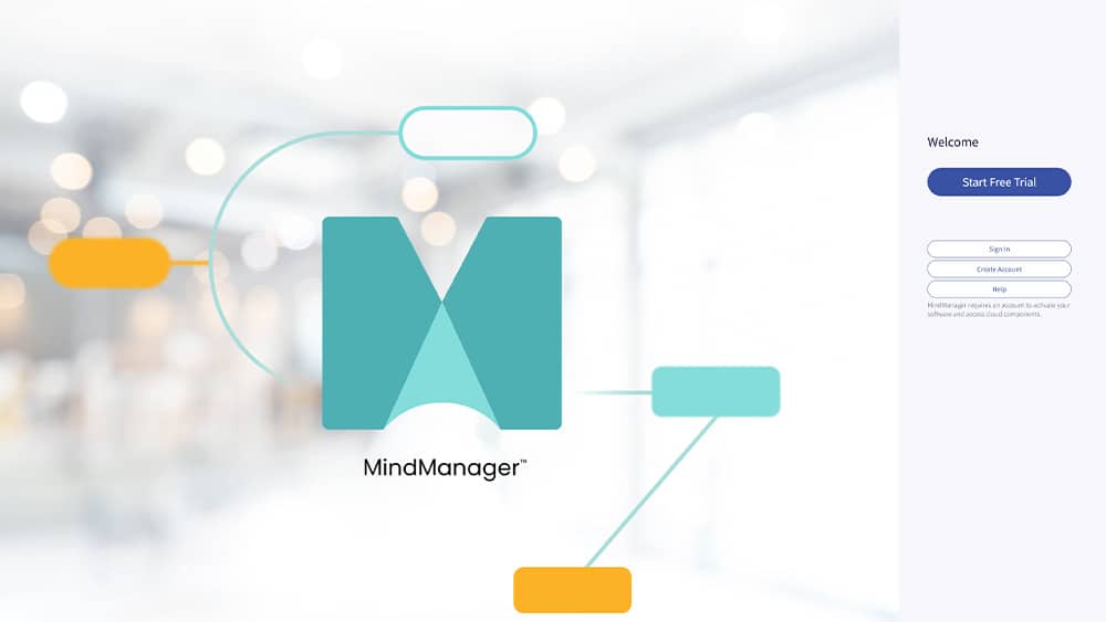 Sign in to your MindManager account