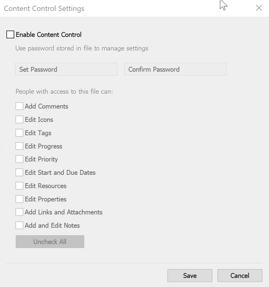Content Control