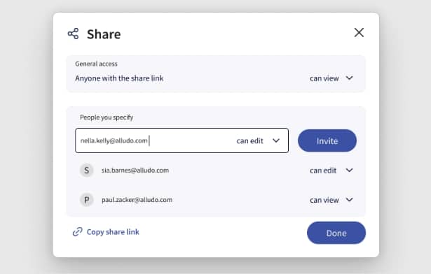 Co-editing and sharing
