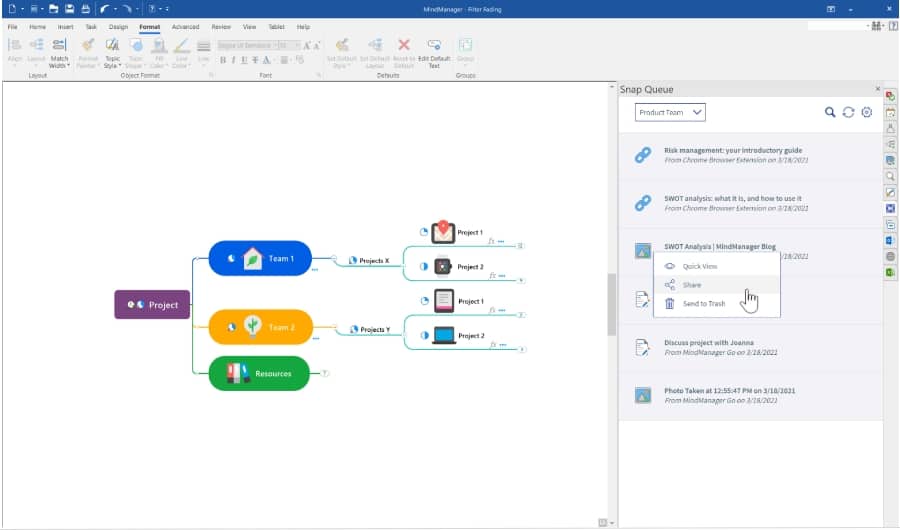 Envíe contenido a otros usuarios