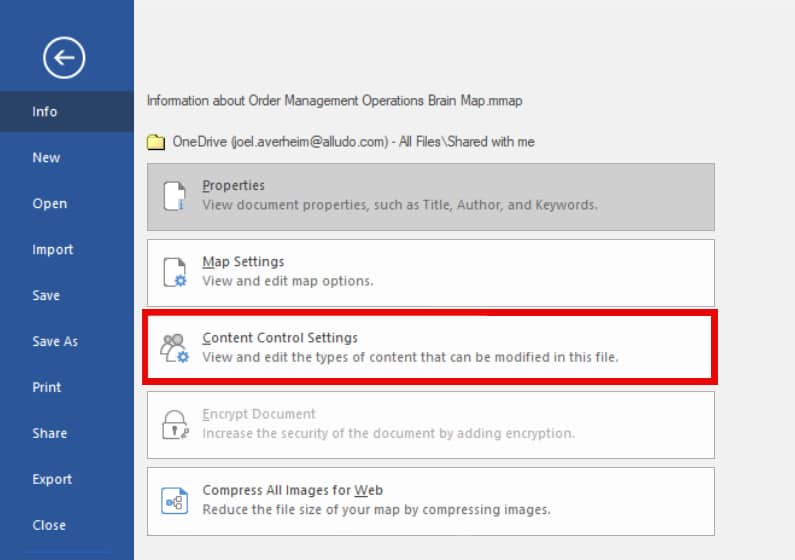 Contrôle du contenu 1
