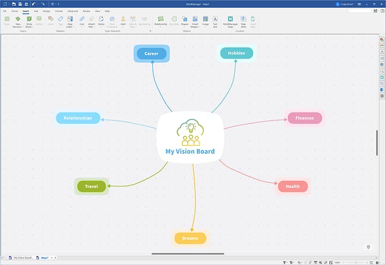 Upload text and images to your template