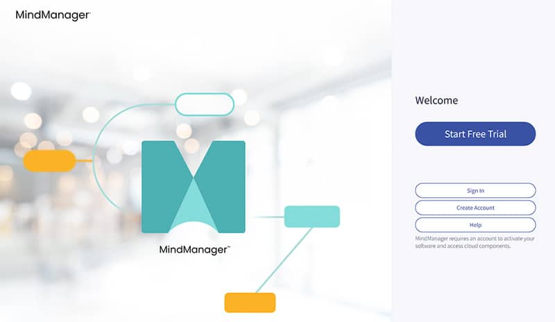 1. Sign into MindManager to get started